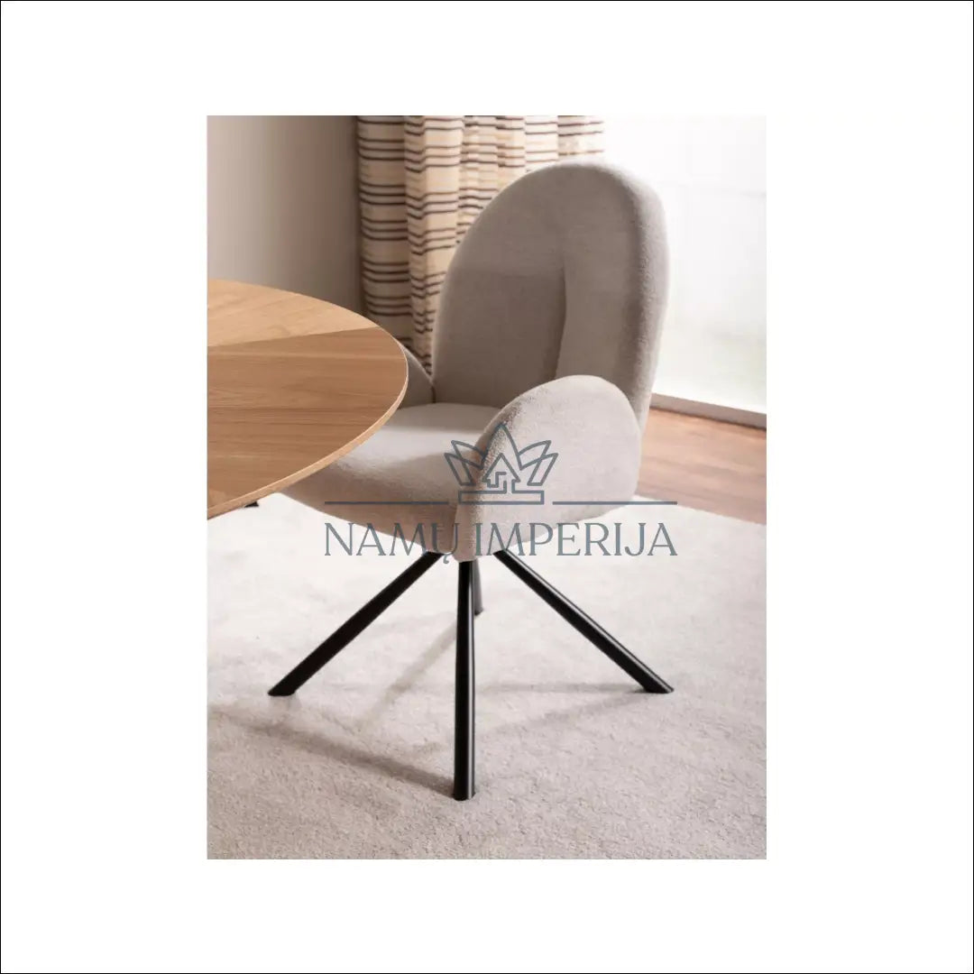 Pasukama kėdė AL017 - 100-200, __label:Pristatymas 5-14 d.d., color-kremas, color-pilka, kedes-valgomojo €100 to €200