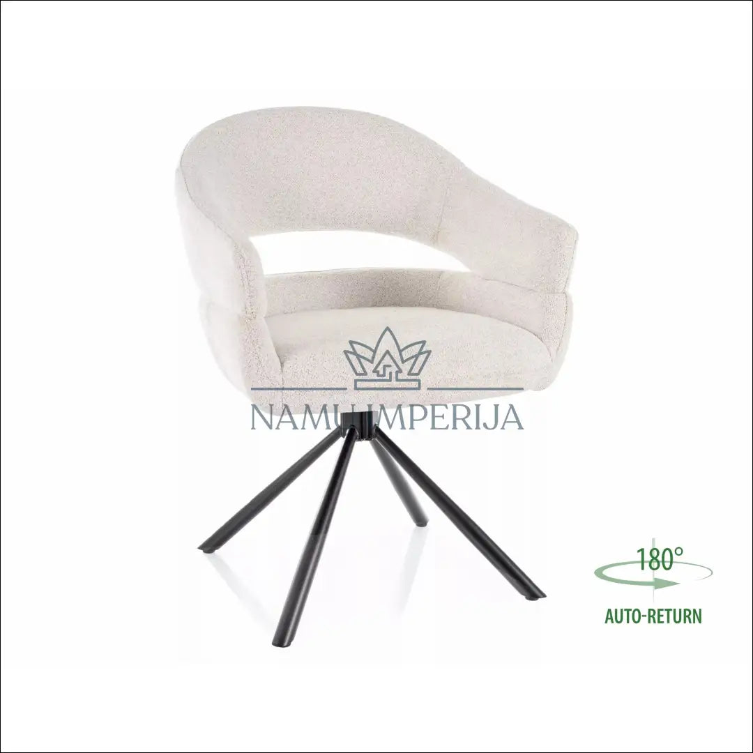 Pasukama kėdė AL042 - €112 Save 20% 100-200, __label:Pristatymas 5-14 d.d., color-kremas, color-pilka, kedes-valgomojo