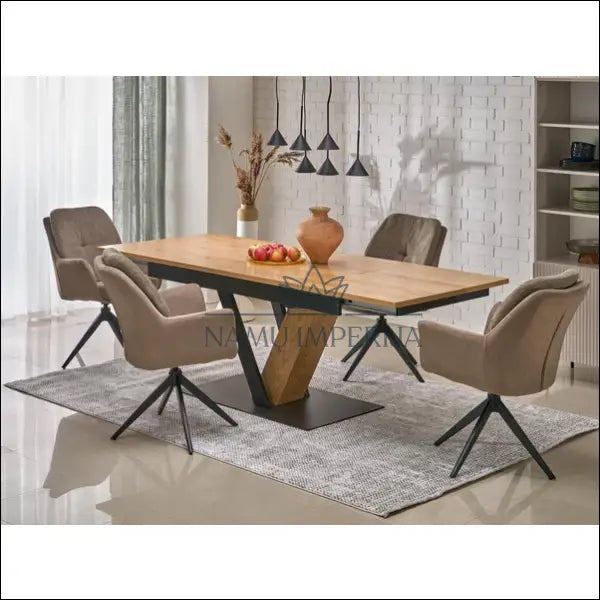 Pasukama kėdė LR002 - €103 Save 20% 100-200, __label:Pristatymas 5-14 d.d., color-ruda, kedes-valgomojo,