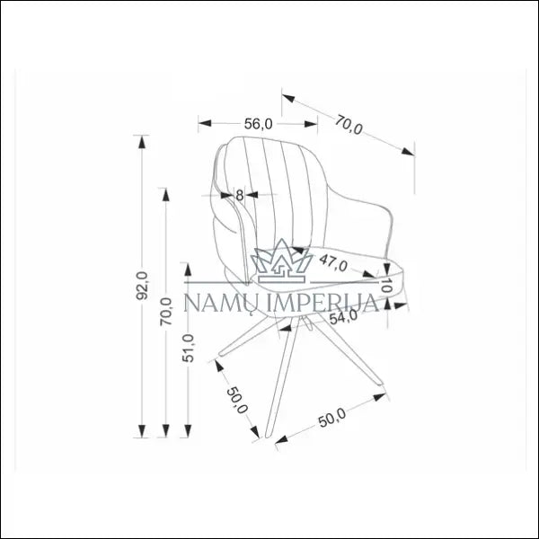 Pasukama kėdė LR007 - 100-200, __label:Pristatymas 5-14 d.d., color-pilka, color-ruda, color-smelio €100 to €200