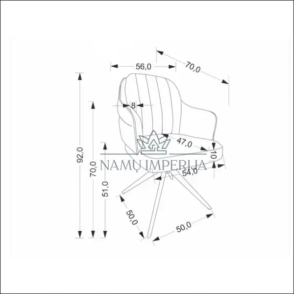 Pasukama kėdė LR007 - 100-200, __label:Pristatymas 5-14 d.d., color-pilka, color-ruda, color-smelio €100 to €200