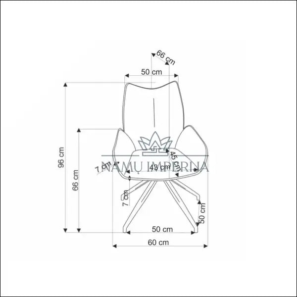 Pasukama kėdė LR008 - 50-100, __label:Pristatymas 5-14 d.d., color-pilka, color-smelio, kedes-valgomojo €50 to €100