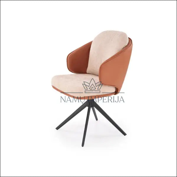 Pasukama kėdė LR012 - €120 Save 20% 100-200, __label:Pristatymas 5-14 d.d., color-ruda, color-smelio, kedes-valgomojo