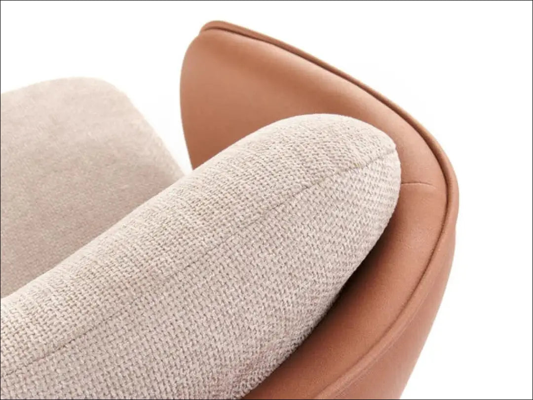 Pasukama kėdė LR012 - €120 Save 20% 100-200, __label:Pristatymas 5-14 d.d., color-ruda, color-smelio, kedes-valgomojo