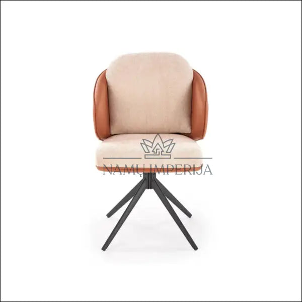 Pasukama kėdė LR012 - €120 Save 20% 100-200, __label:Pristatymas 5-14 d.d., color-ruda, color-smelio, kedes-valgomojo