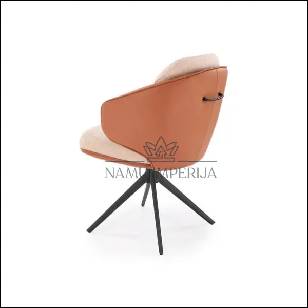 Pasukama kėdė LR012 - €120 Save 20% 100-200, __label:Pristatymas 5-14 d.d., color-ruda, color-smelio, kedes-valgomojo