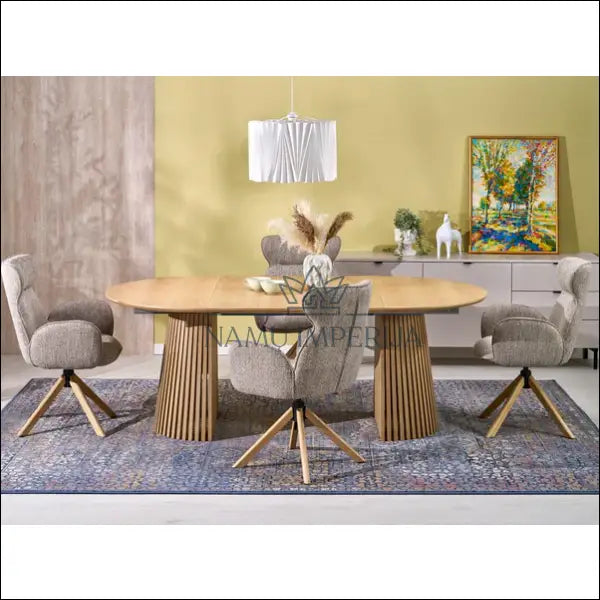 Pasukama kėdė LR013 - €123 Save 20% 100-200, __label:Pristatymas 5-14 d.d., color-smelio, kedes-valgomojo,