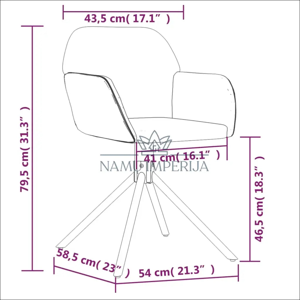 Pasukama kėdė VI1053 - €65 Save 50% 50-100, __label:Pristatymas 1-2 d.d., color-pilka, kedes-valgomojo,