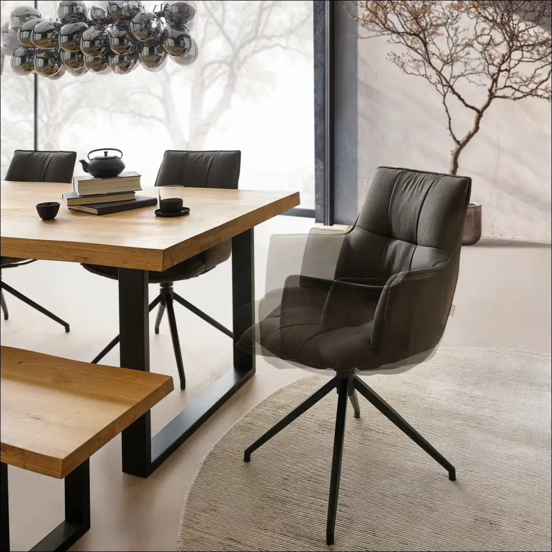 Pasukama kėdė VI1261 - €90 Save 50% 50-100, __label:Pristatymas 1-2 d.d., color-pilka, kedes-valgomojo,