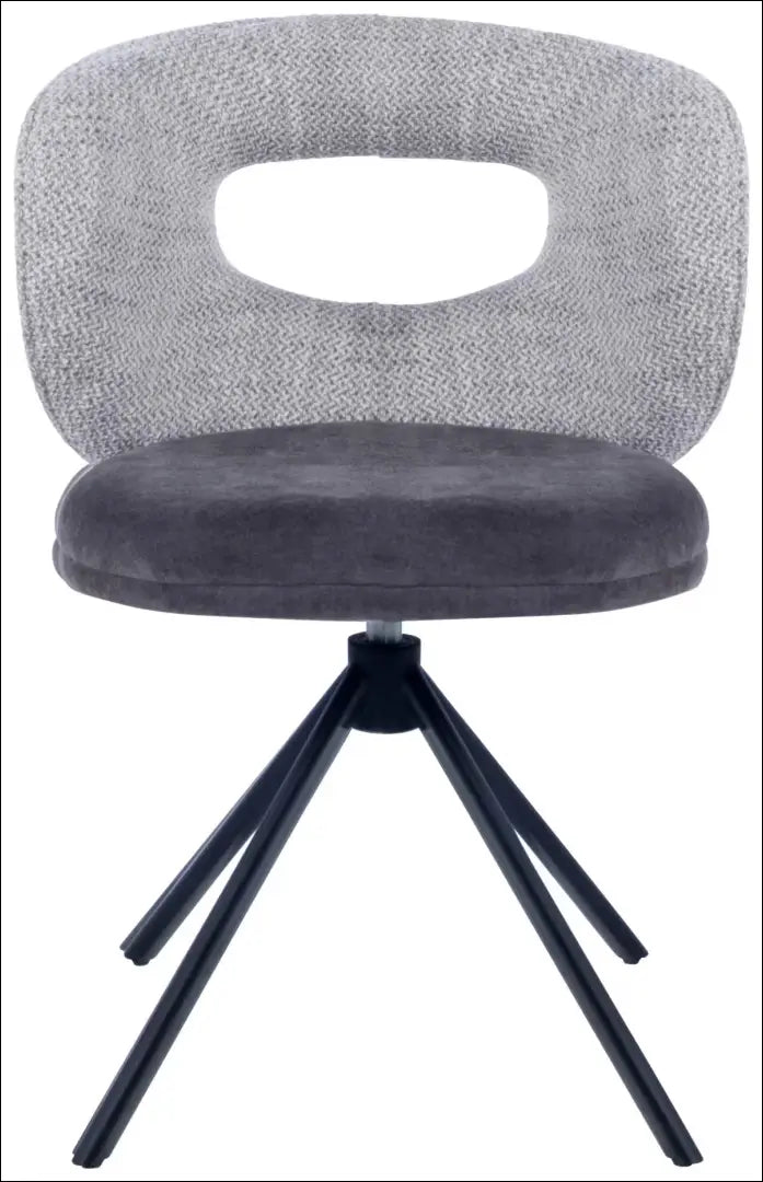 Pasukama kėdė VI1275 - €64 Save 50% 50-100, __label:Pristatymas 1-2 d.d., color-juoda, color-pilka, kedes-valgomojo €50