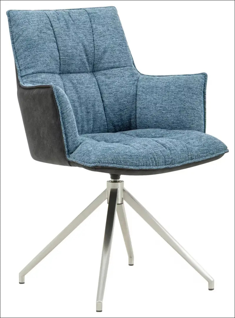 Pasukama kėdė VI1282 - €100 Save 50% 100-200, __label:Pristatymas 1-2 d.d., color-melyna, color-pilka, kedes-valgomojo