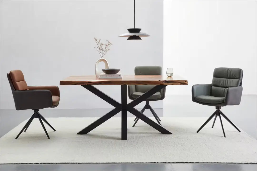 Pasukama kėdė VI1292 - €94 Save 50% 50-100, __label:Pristatymas 1-2 d.d., color-pilka, color-ruda, kedes-valgomojo €50
