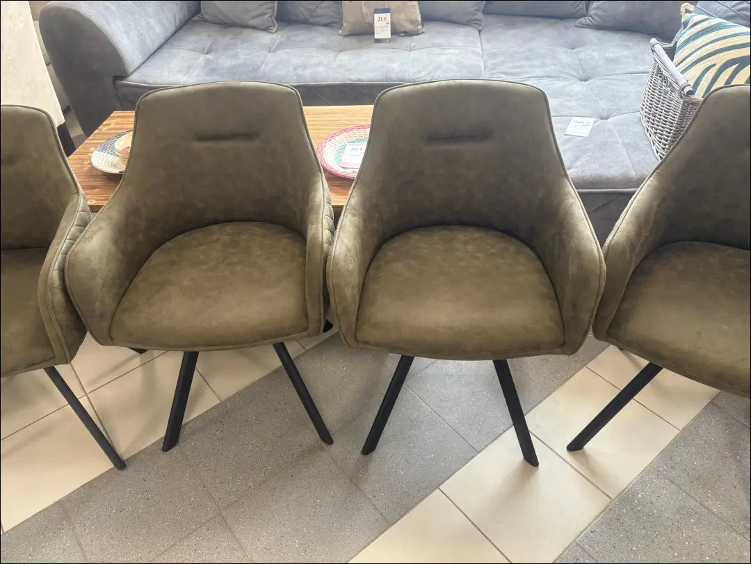Pasukama kėdė VI1299 - €125 Save 50% 100-200, __label:Pristatymas 1-2 d.d., color-pilka, color-zalia, kedes-valgomojo