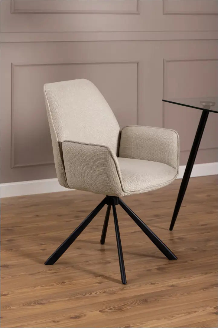 Pasukama kėdė VI1318 - €75 Save 50% 50-100, __label:Pristatymas 1-2 d.d., color-kremas, kedes-valgomojo,