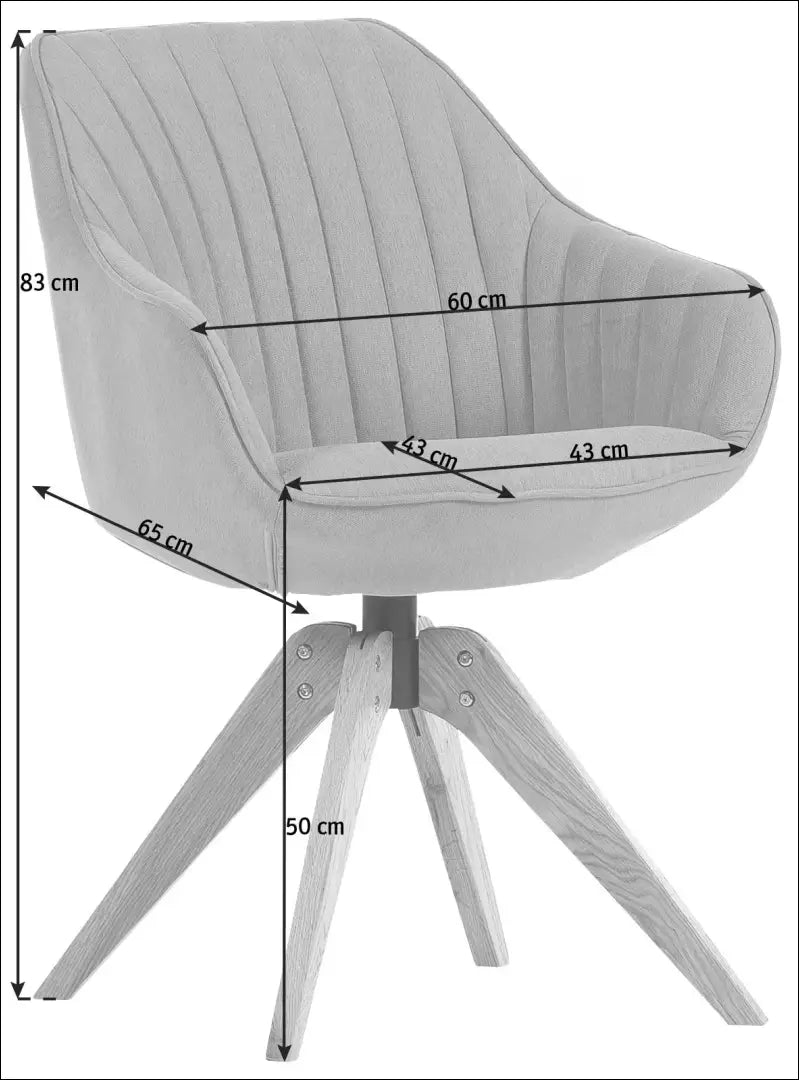 Pasukama kėdė VI1343 - €84 Save 50% 50-100, __label:Pristatymas 1-2 d.d., color-pilka, kedes-valgomojo,