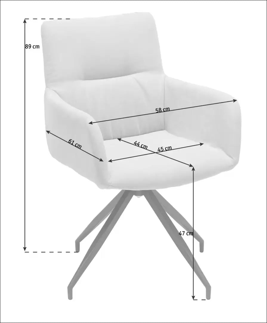 Pasukama kėdė VI1405 - €70 Save 50% 50-100, __label:Pristatymas 1-2 d.d., biuro-baldai, biuro-kedes, color-pilka €50