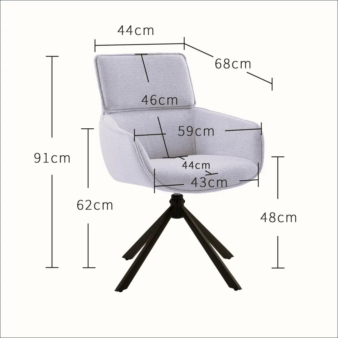 Pasukama kėdė VI1433 - €62 Save 50% 50-100, __label:Pristatymas 1-2 d.d., biuro-baldai, biuro-kedes, color-pilka €50