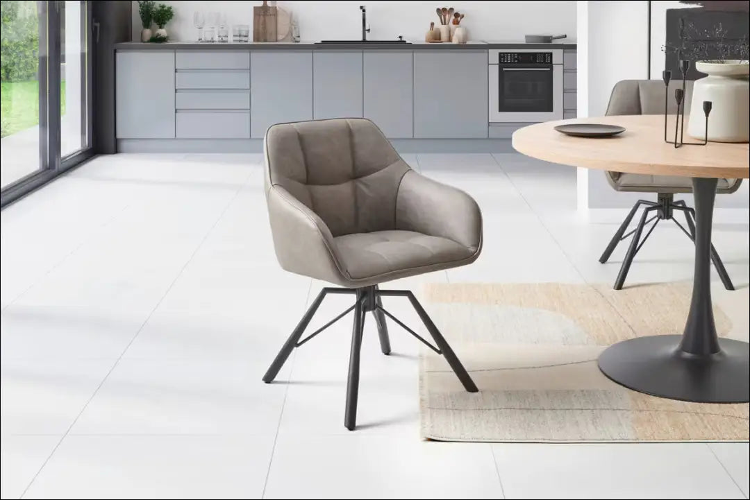Pasukama kėdė VI1521 - €49 Save 50% 25-50, __label:Pristatymas 1-2 d.d., biuro-baldai, biuro-kedes, color-pilka Biuro