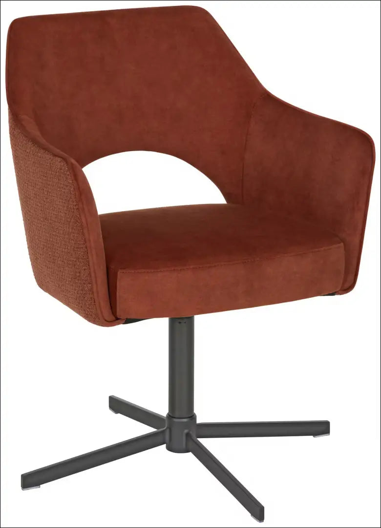 Pasukama kėdė VI1571 - €85 Save 50% 50-100, __label:Pristatymas 1-2 d.d., biuro-baldai, biuro-kedes, color-ruda Aksomas