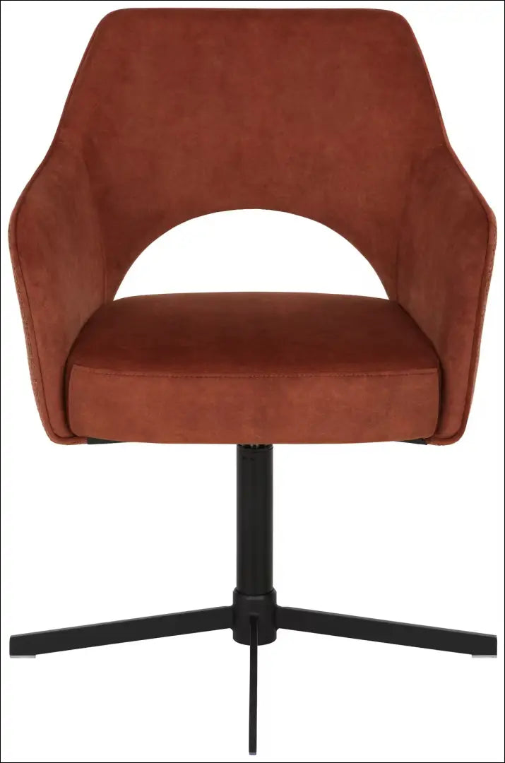 Pasukama kėdė VI1571 - €85 Save 50% 50-100, __label:Pristatymas 1-2 d.d., biuro-baldai, biuro-kedes, color-ruda Aksomas