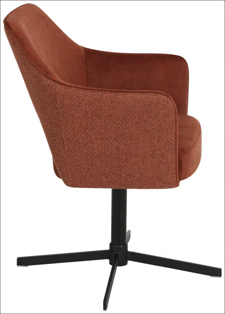 Pasukama kėdė VI1571 - €85 Save 50% 50-100, __label:Pristatymas 1-2 d.d., biuro-baldai, biuro-kedes, color-ruda Aksomas