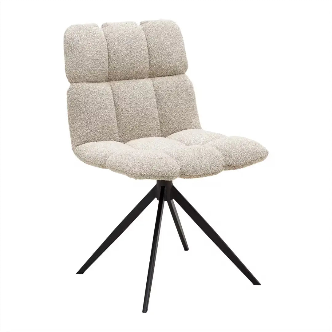 Pasukama kėdė VI1577 - €64 Save 50% 50-100, __label:Pristatymas 1-2 d.d., boucle, color-smelio, kedes-valgomojo Kėdės
