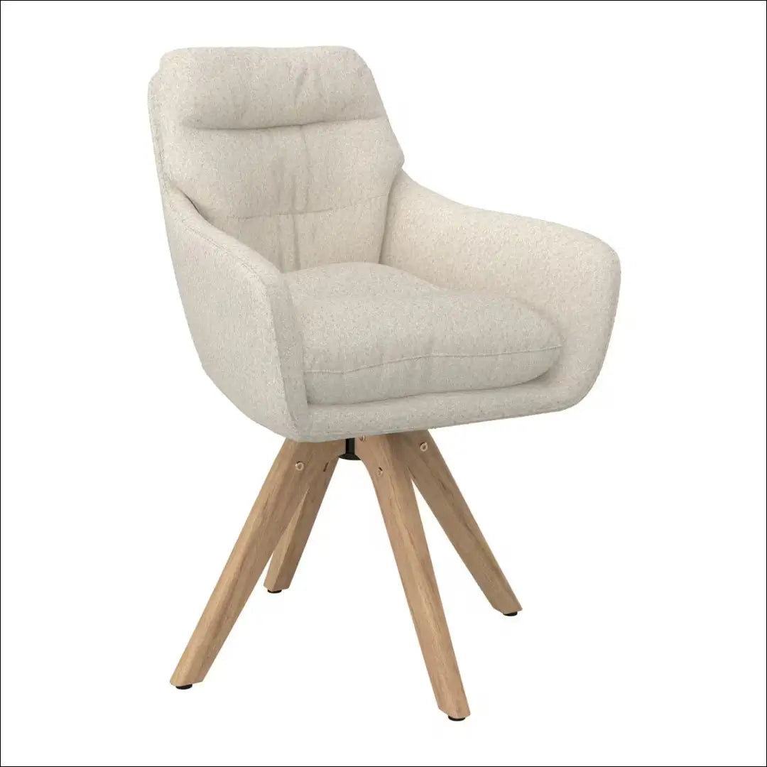 Pasukama kėdė VI1617 - €53 Save 50% 50-100, __label:Pristatymas 1-2 d.d., boucle, color-kremas, kedes-valgomojo Kėdės
