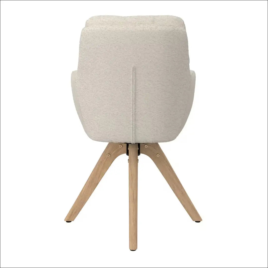 Pasukama kėdė VI1617 - €53 Save 50% 50-100, __label:Pristatymas 1-2 d.d., boucle, color-kremas, kedes-valgomojo Kėdės