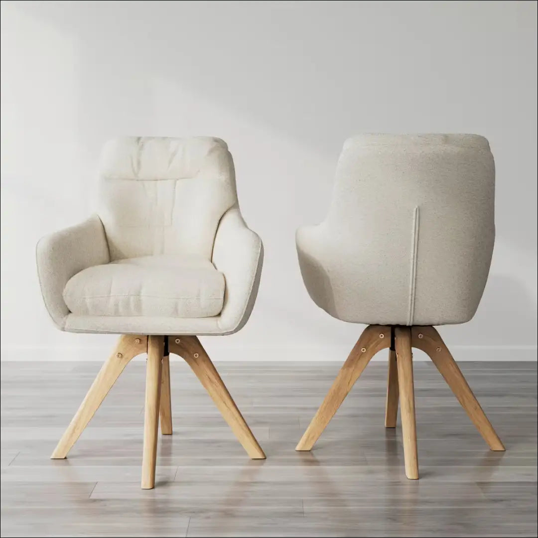 Pasukama kėdė VI1617 - €53 Save 50% 50-100, __label:Pristatymas 1-2 d.d., boucle, color-kremas, kedes-valgomojo Kėdės