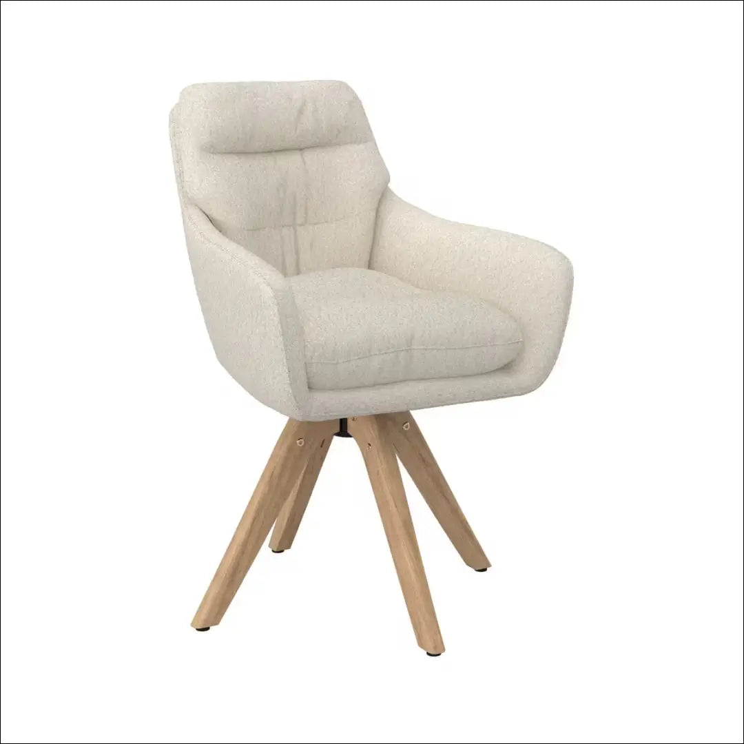 Pasukama kėdė VI1617 - €53 Save 50% 50-100, __label:Pristatymas 1-2 d.d., boucle, color-kremas, kedes-valgomojo Kėdės