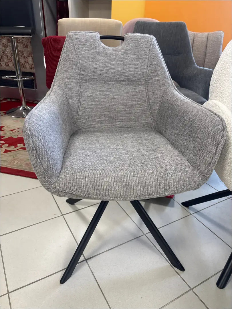 Pasukama kėdė VI1639 - €102 Save 30% 100-200, __label:Pristatymas 1-2 d.d., biuro-baldai, biuro-kedes, color-pilka