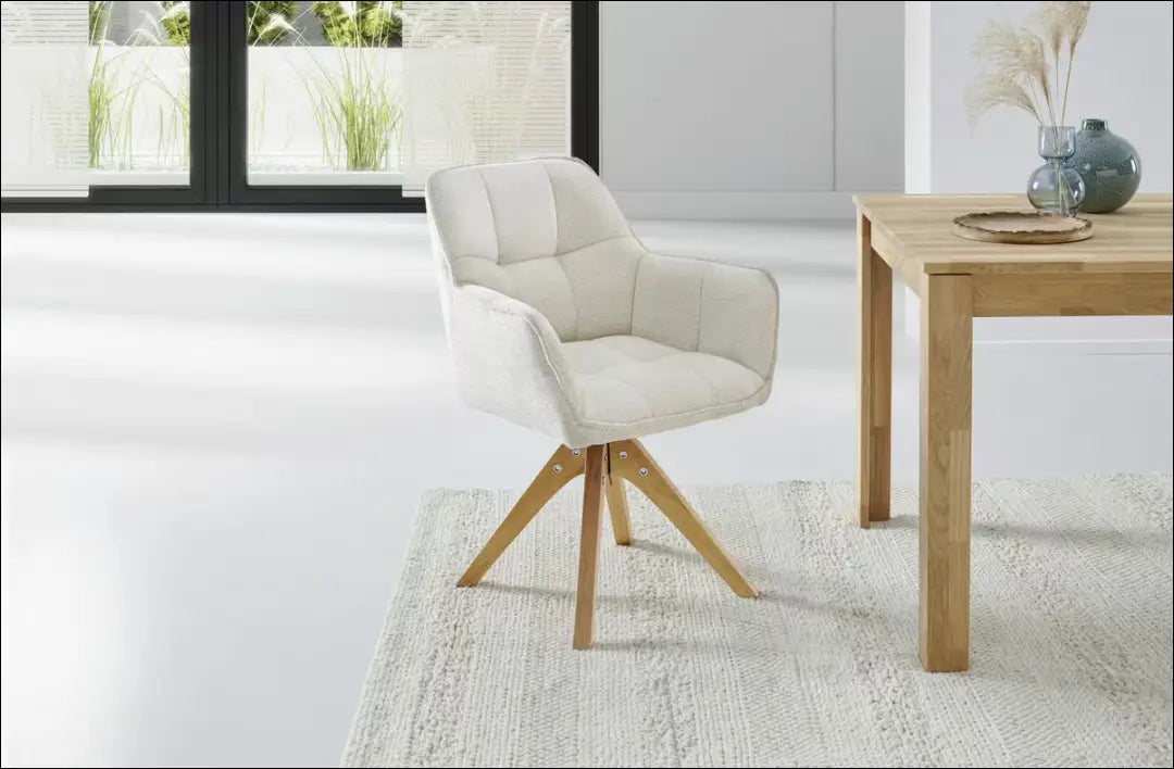 Pasukama kėdė VI1645 - €70 Save 50% 50-100, __label:Pristatymas 1-2 d.d., color-kremas, kedes-valgomojo,