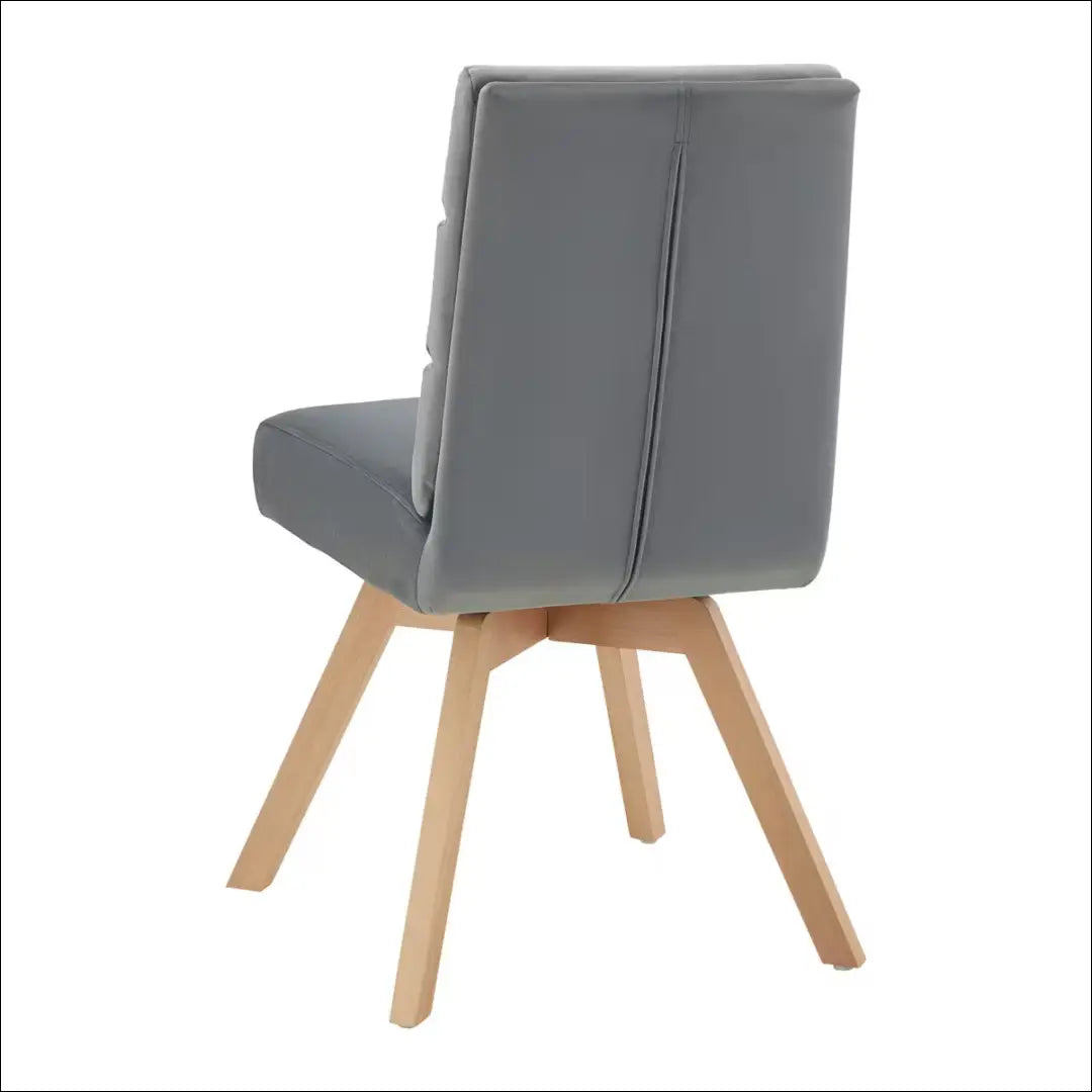 Pasukama kėdė VI1656 - €49 Save 50% 25-50, __label:Pristatymas 1-2 d.d., color-pilka, kedes-valgomojo, material-aksomas