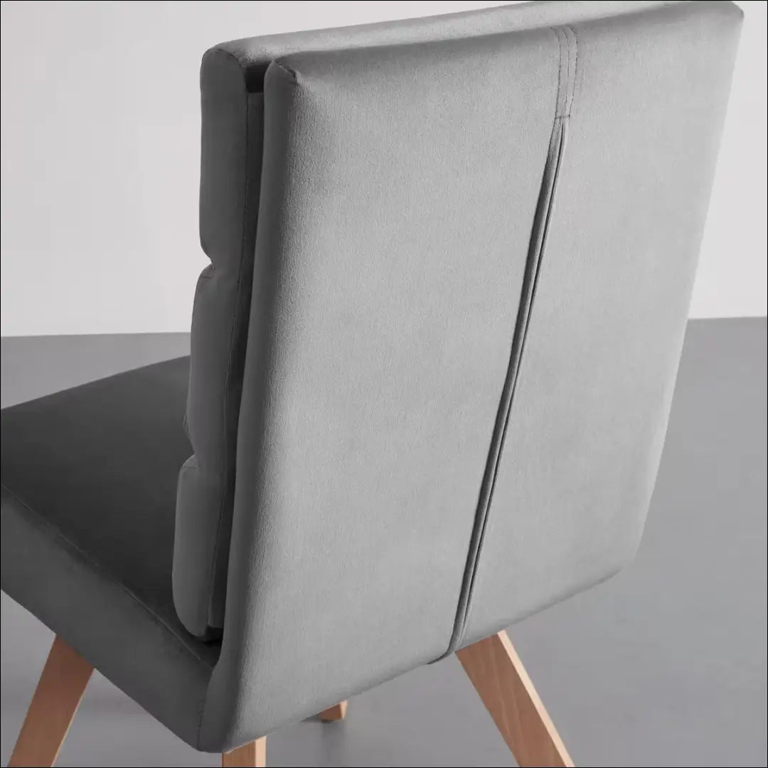 Pasukama kėdė VI1656 - €49 Save 50% 25-50, __label:Pristatymas 1-2 d.d., color-pilka, kedes-valgomojo, material-aksomas