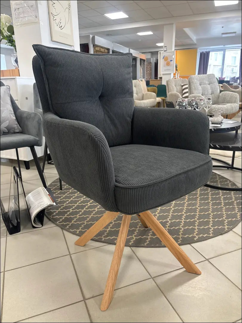 Pasukama kėdė VI1665 - €90 Save 50% 50-100, __label:Pristatymas 1-2 d.d., color-pilka, kedes-valgomojo,