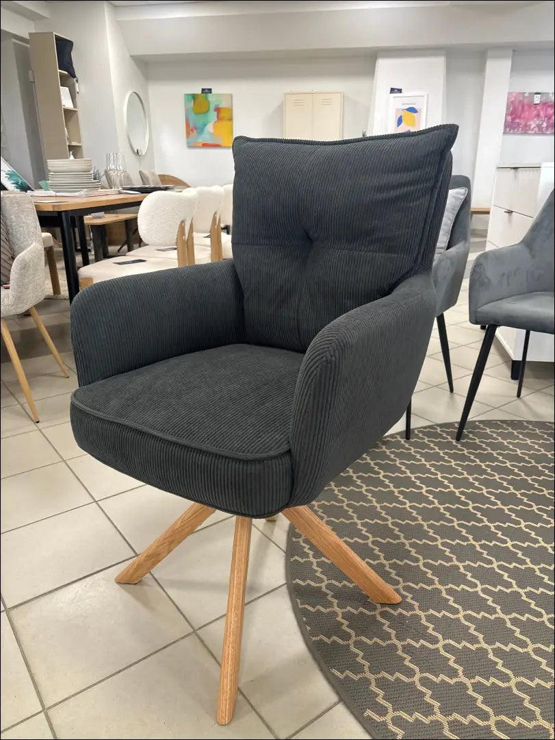 Pasukama kėdė VI1665 - €90 Save 50% 50-100, __label:Pristatymas 1-2 d.d., color-pilka, kedes-valgomojo,
