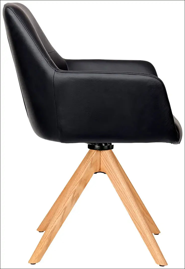 Pasukama odinė kėdė VI1252 - €243 Save 50% __label:Pristatymas 1-2 d.d., color-juoda, color-ruda, kedes-valgomojo,