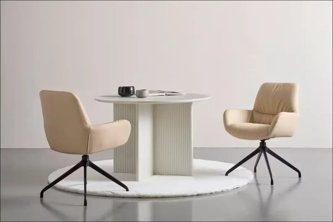 Pasukama odinė kėdė VI1315 - €150 Save 50% 100-200, __label:Pristatymas 1-2 d.d., color-kremas, kedes-valgomojo,