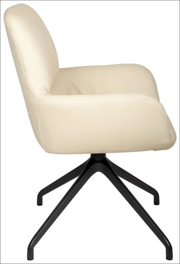 Pasukama odinė kėdė VI1315 - €150 Save 50% 100-200, __label:Pristatymas 1-2 d.d., color-kremas, kedes-valgomojo,