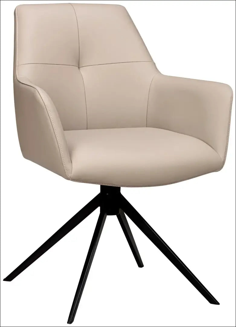 Pasukama odinė kėdė VI1317 - €230 Save 50% __label:Pristatymas 1-2 d.d., color-kremas, kedes-valgomojo, material-oda,