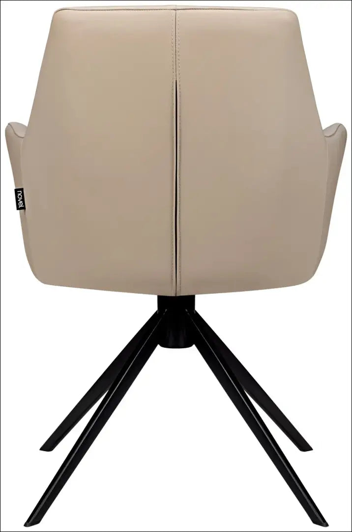 Pasukama odinė kėdė VI1317 - €230 Save 50% __label:Pristatymas 1-2 d.d., color-kremas, kedes-valgomojo, material-oda,