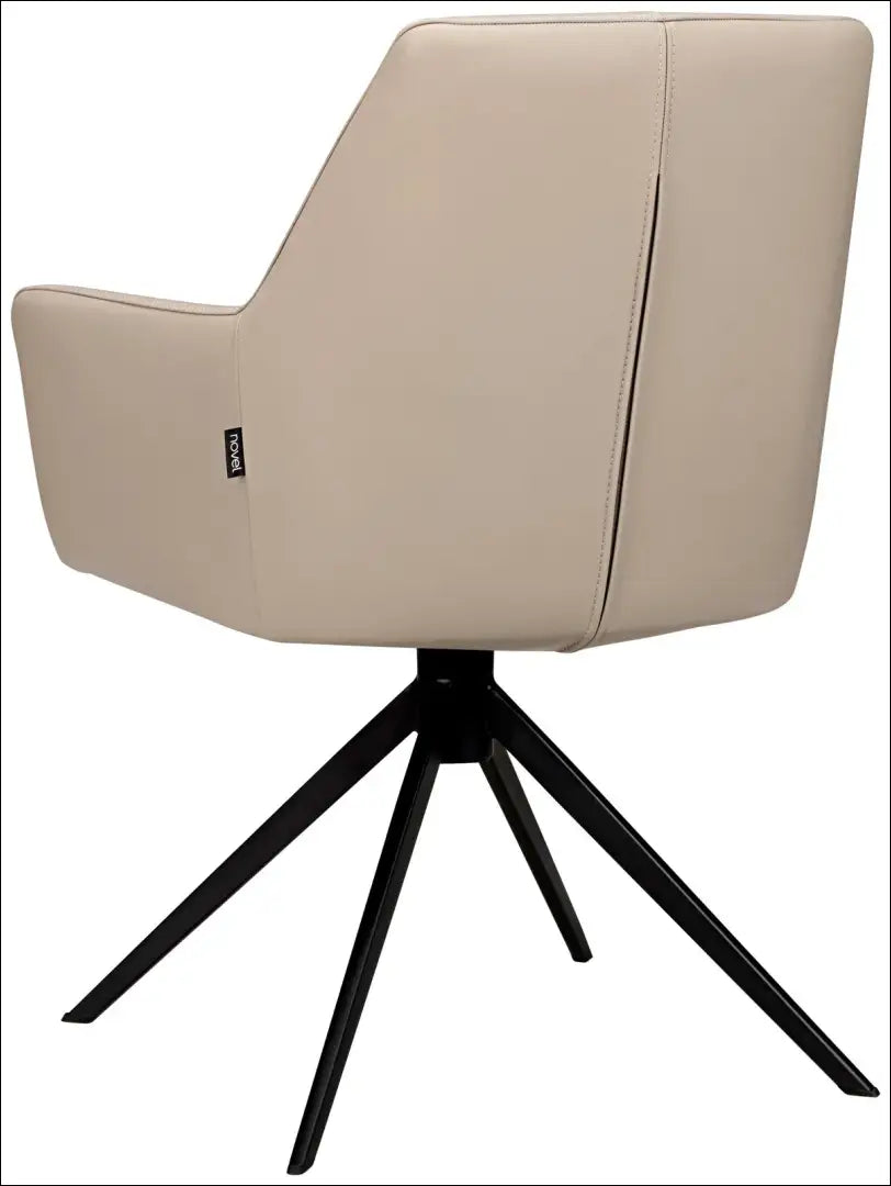 Pasukama odinė kėdė VI1317 - €230 Save 50% __label:Pristatymas 1-2 d.d., color-kremas, kedes-valgomojo, material-oda,