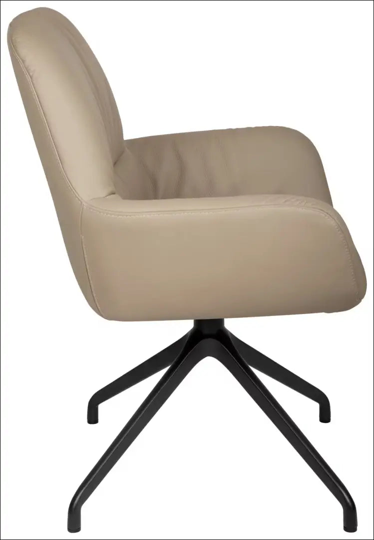 Pasukama odinė kėdė VI1325 - €150 Save 50% 100-200, __label:Pristatymas 1-2 d.d., color-smelio, kedes-valgomojo,