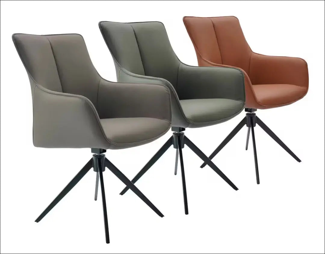 Pasukama odinė kėdė VI1345 - €170 Save 50% 100-200, __label:Pristatymas 1-2 d.d., color-pilka, kedes-valgomojo,