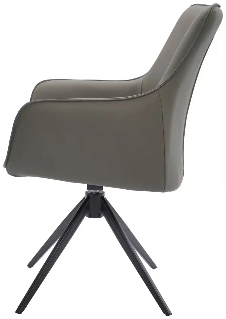 Pasukama odinė kėdė VI1345 - €170 Save 50% 100-200, __label:Pristatymas 1-2 d.d., color-pilka, kedes-valgomojo,