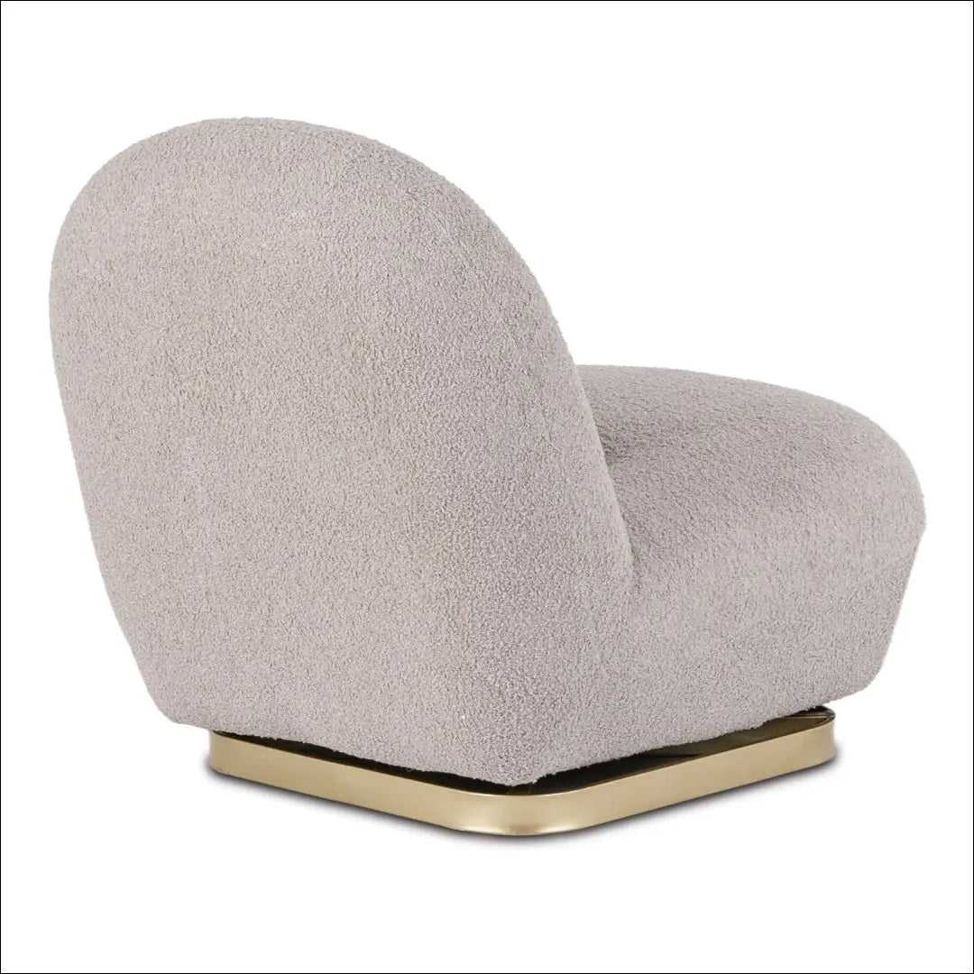 Pasukama poilsio kėdė pilka boucle TE2466 - €207 Save 15% __label:Pristatymas 5-14 d.d., Newelite Naujausi produktai