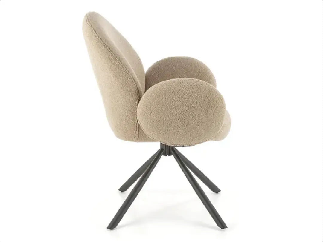 Pasukama teddy kėdė LR005 - 100-200, __label:Pristatymas 5-14 d.d., color-pilka, color-smelio, kedes-valgomojo €100