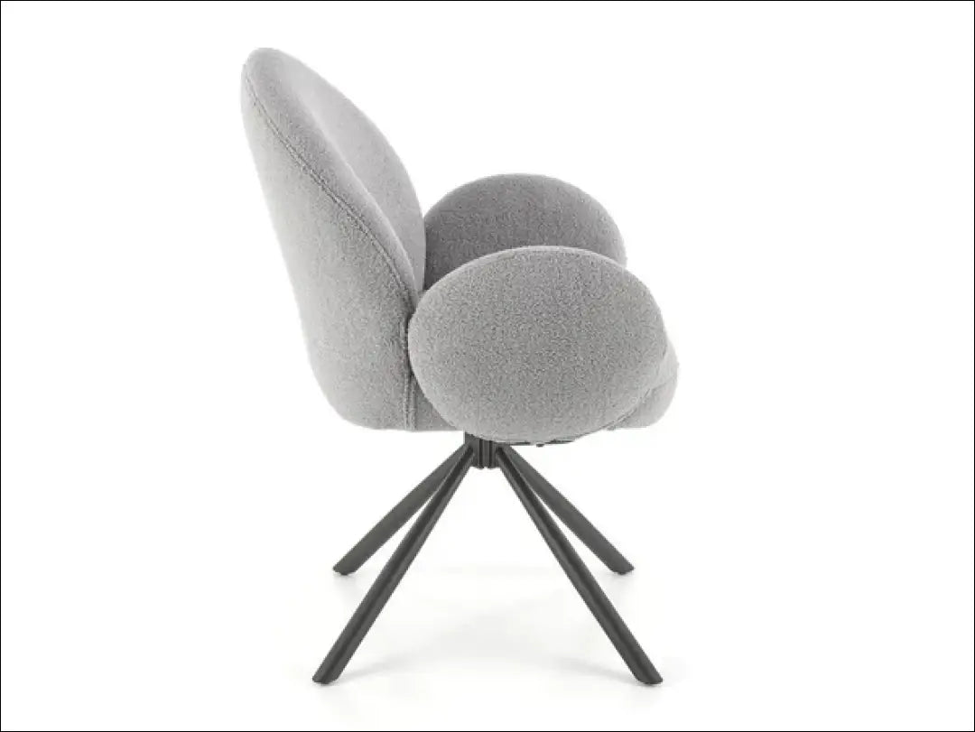 Pasukama teddy kėdė LR005 - 100-200, __label:Pristatymas 5-14 d.d., color-pilka, color-smelio, kedes-valgomojo €100