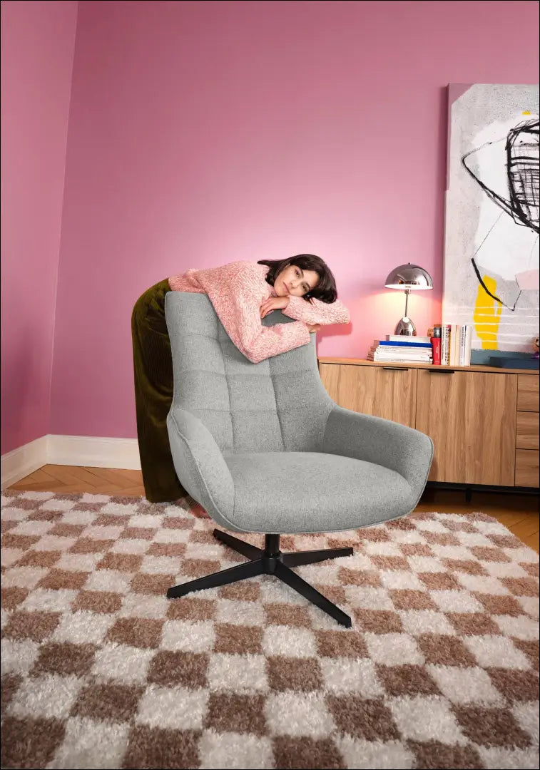 Pasukamas fotelis MI977 - €160 Save 50% 100-200, __label:Pristatymas 1-2 d.d., color-pilka, foteliai,