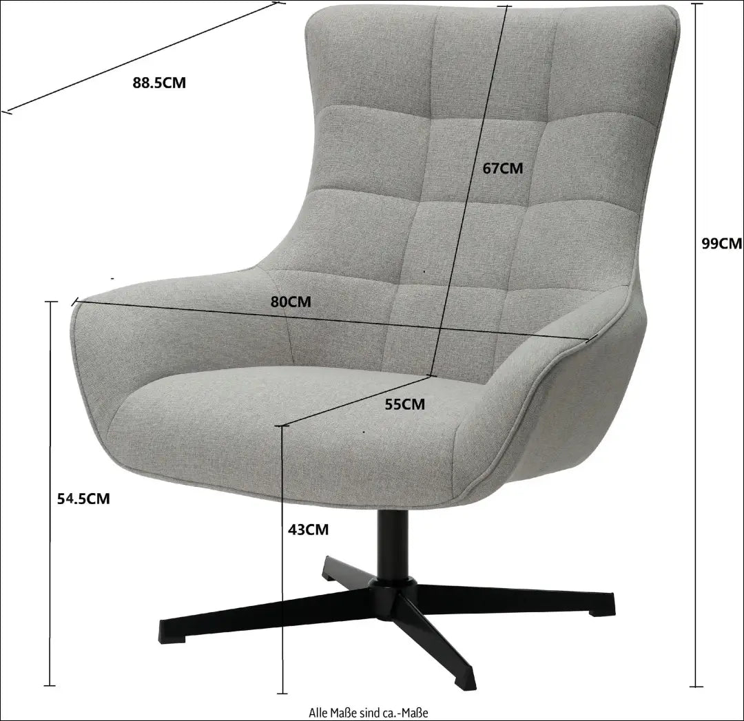 Pasukamas fotelis MI977 - €160 Save 50% 100-200, __label:Pristatymas 1-2 d.d., color-pilka, foteliai,
